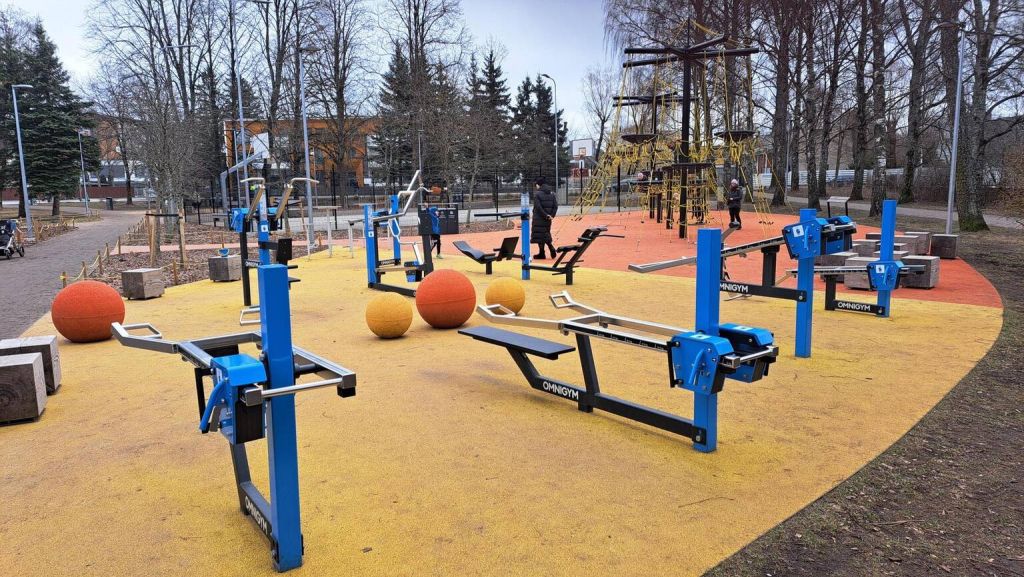 Räägu pargi välijõusaal Kristiines